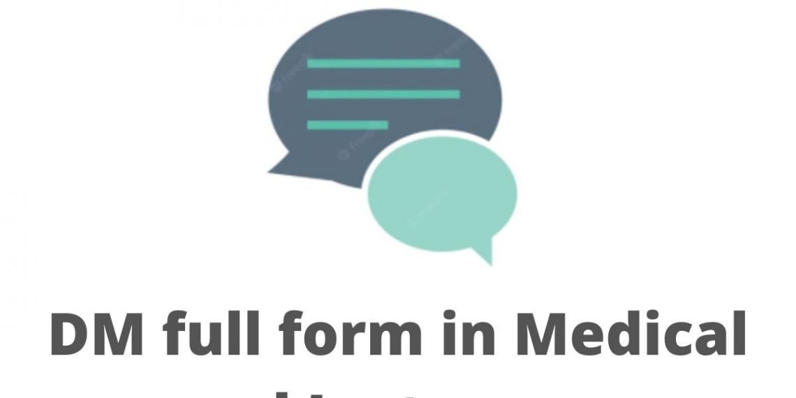 DM full form in Medical and Instagram - AnimixPlays